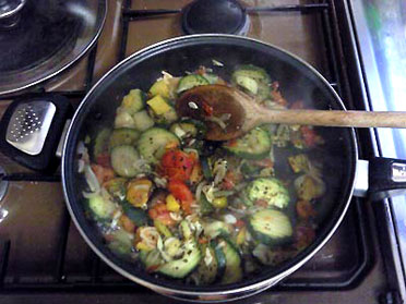 Recette du flan de légumes au jambon et à la viande des grisons