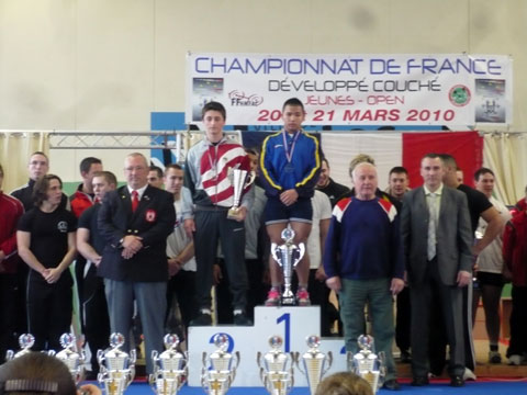 Championnat de France de développé couché Jeunes et Open 2010